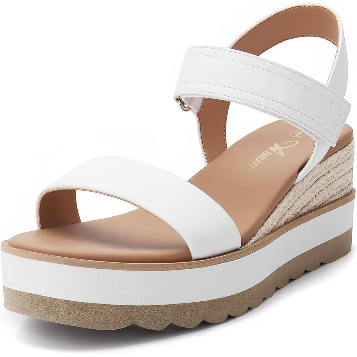 Platform Sandals Women Espadrille Wedge Comfortable Ankle Strap Open Toe Sandals for Walking