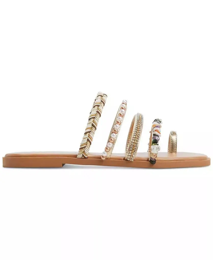 ALDO | Women's Lindya Embellished Strappy Toe-Loop Flat Sandals