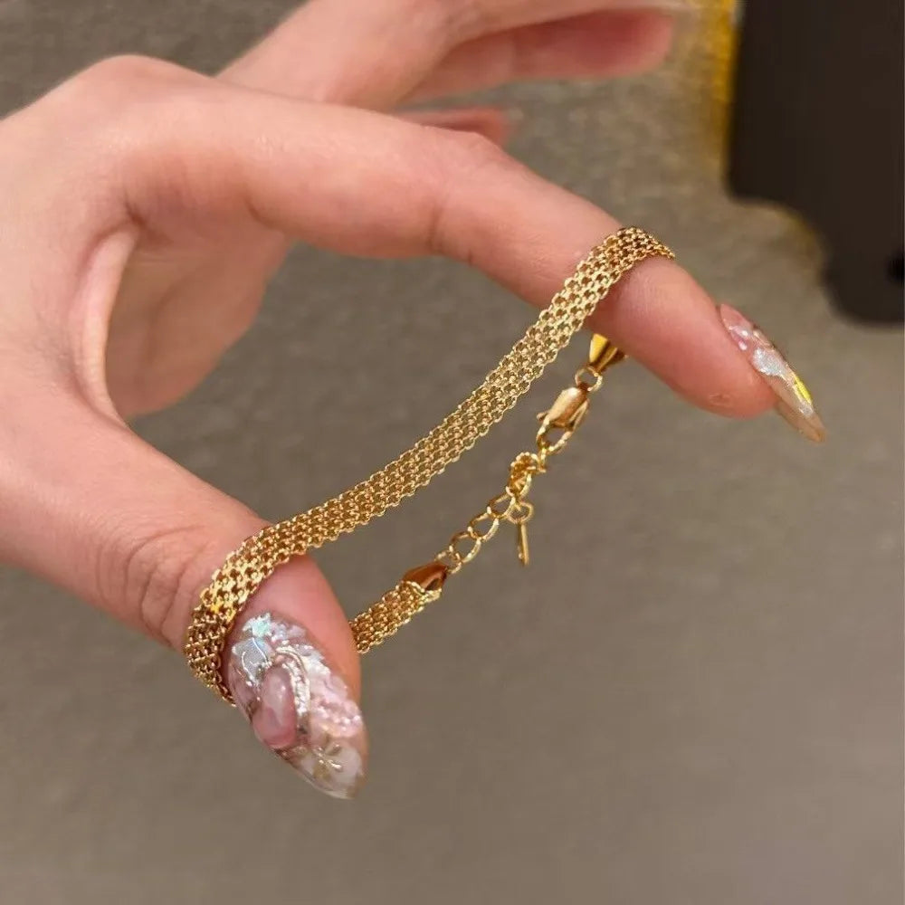 New Lace Strap Bracelet Women's Exquisite Versatile Adjustable Niche Design Sense