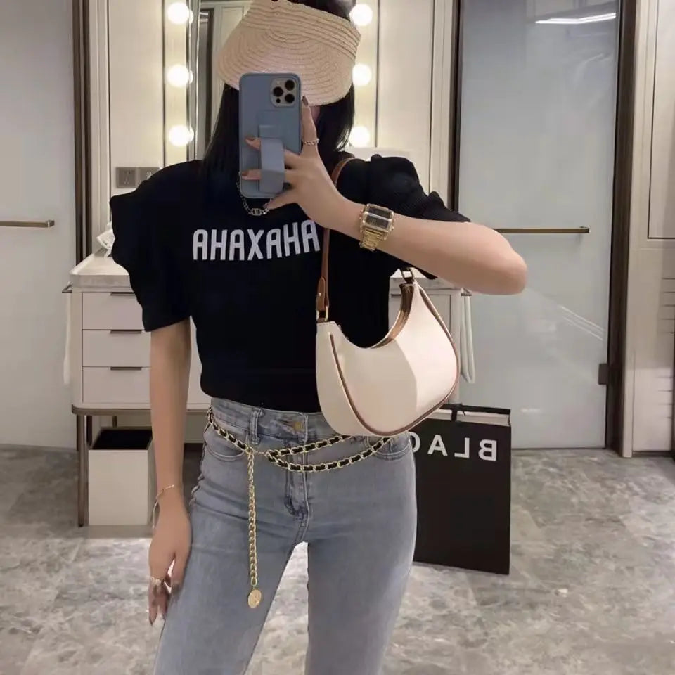 Small Carmpit Bag Female 2025 New Fashion Hot Style All-Match French Niche High-end Shoulder Trendy