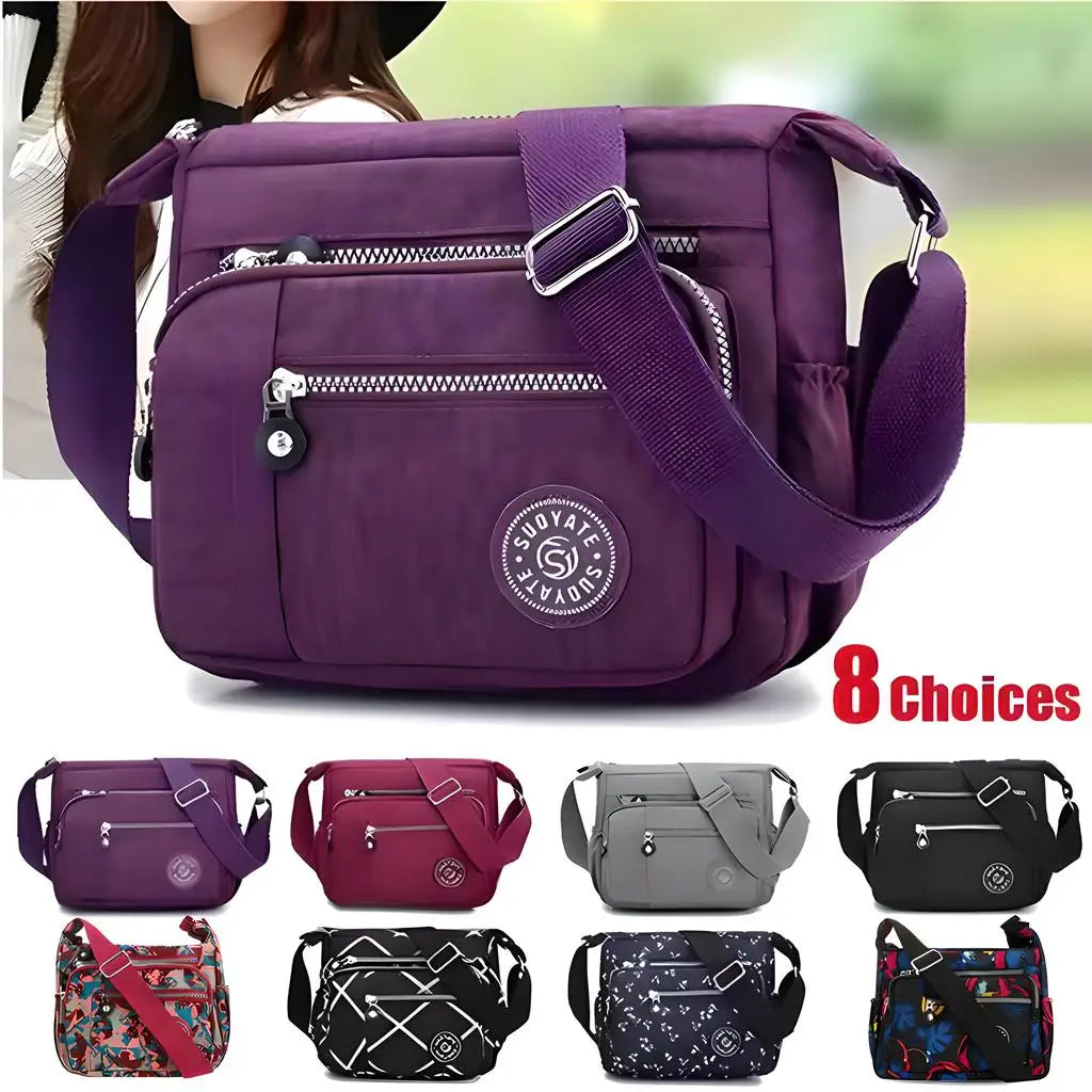 Multifunctional Outdoor Crossbody Bag Shoulder Handbag Women's Nylon Waterproof Messenger Bags For Ladies Diagonal Bag Purses