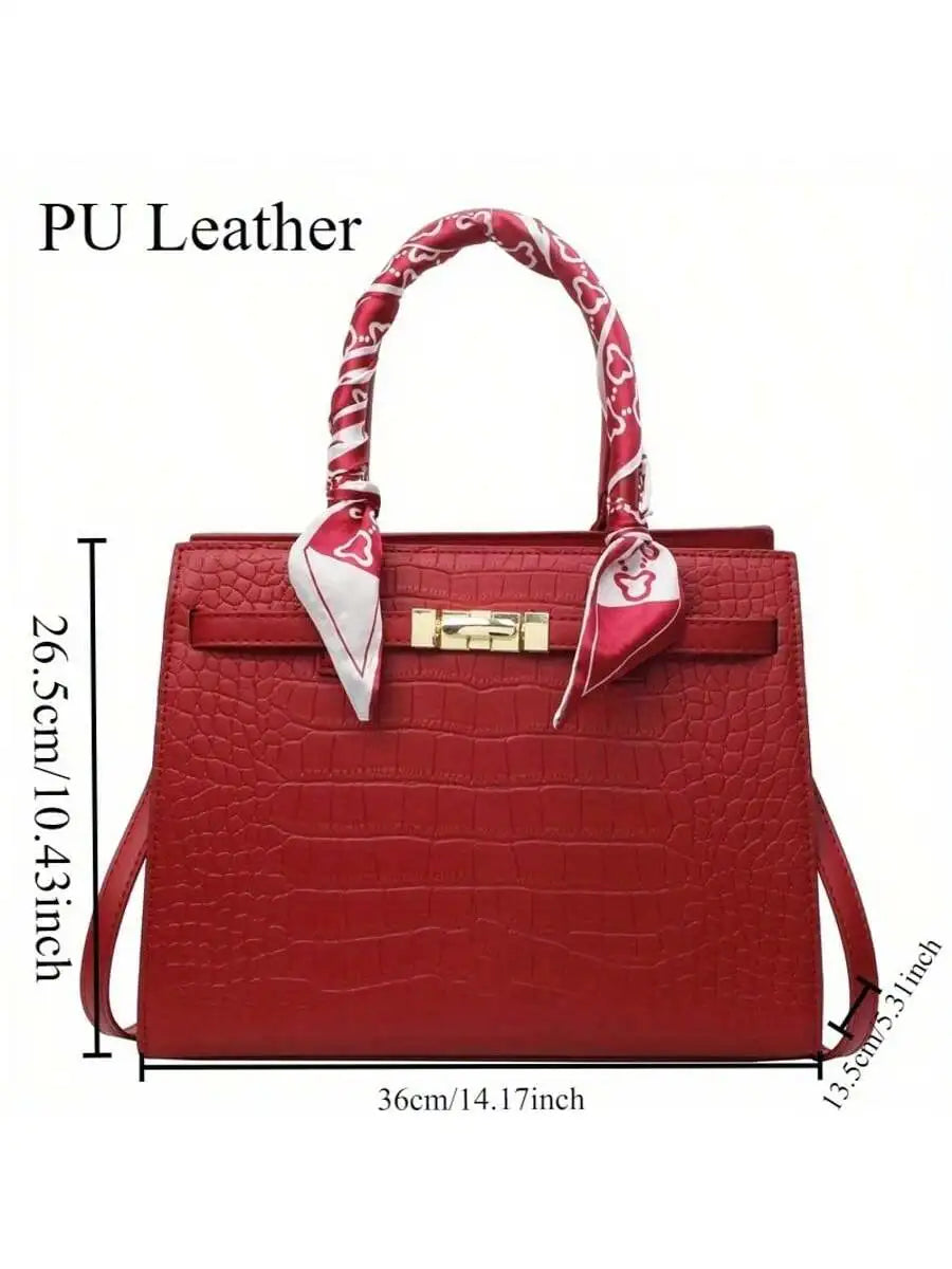 Designer Handbags, PU Leather, Adjustable Shoulder Strap, Women's Shoulder Bag, Crossbody Bag - Ideal Choice for Daily Use