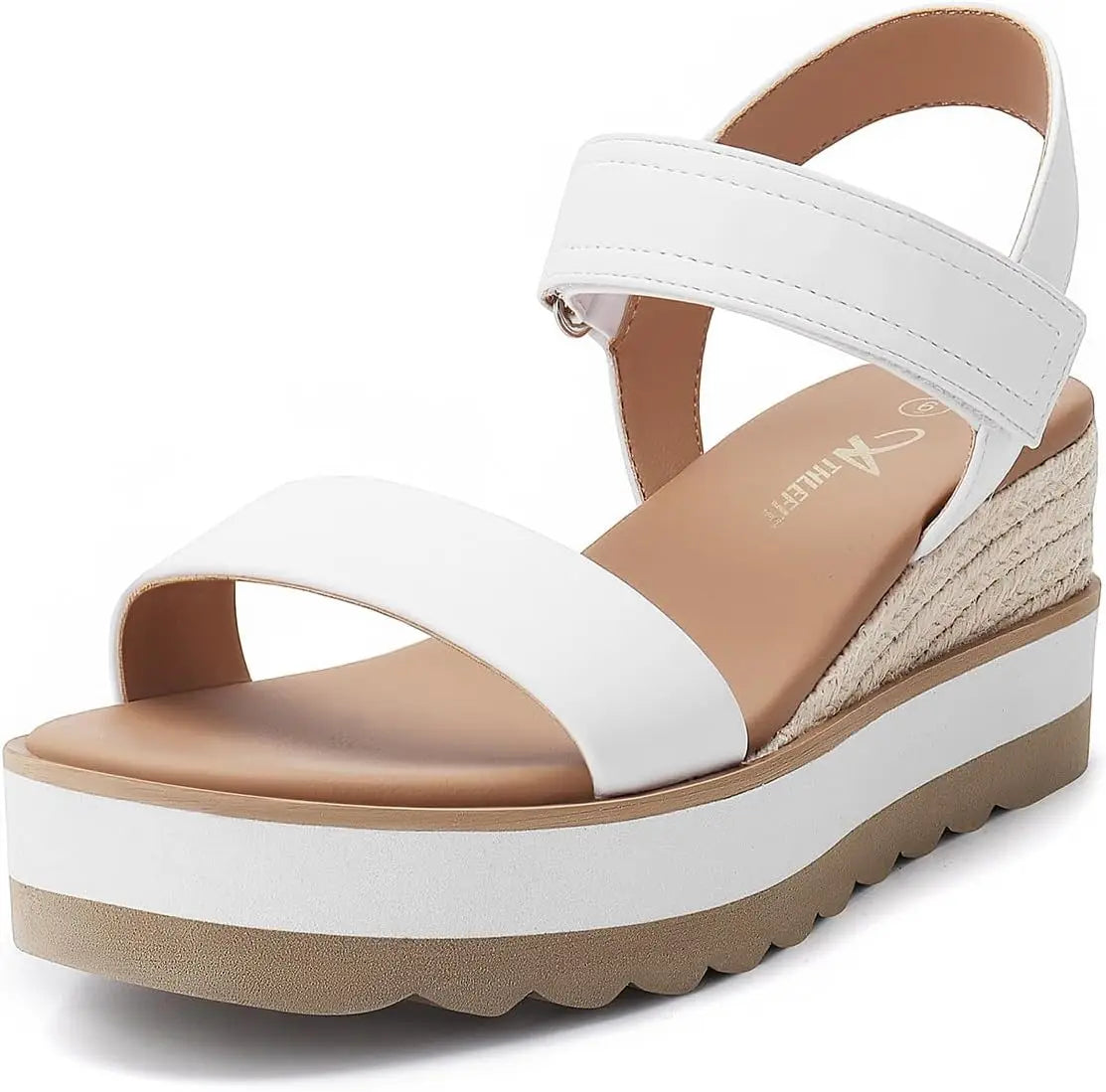 Platform Sandals Women Espadrille Wedge Comfortable Ankle Strap Open Toe Sandals for Walking