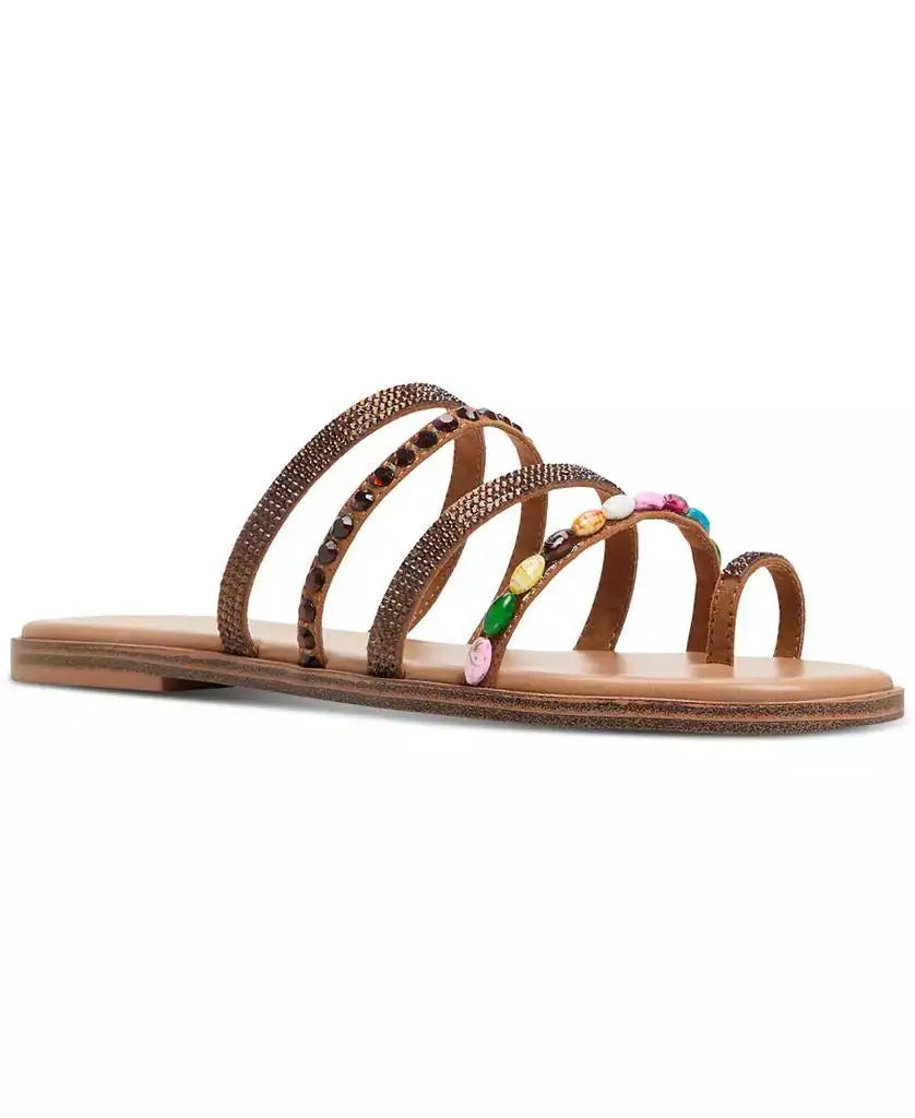 ALDO | Women's Lindya Embellished Strappy Toe-Loop Flat Sandals