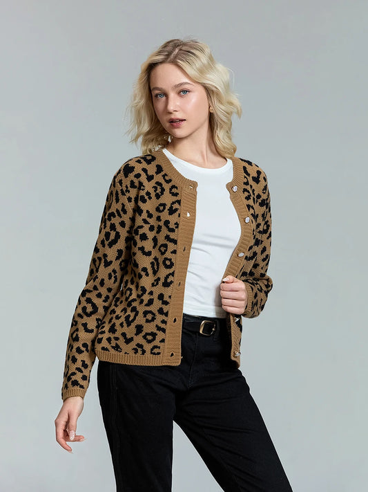 Women s Long Sleeve V-Neck Button Down Cardigan Sweater with Pockets - Cozy Fall Knit Jacket in Solid Color