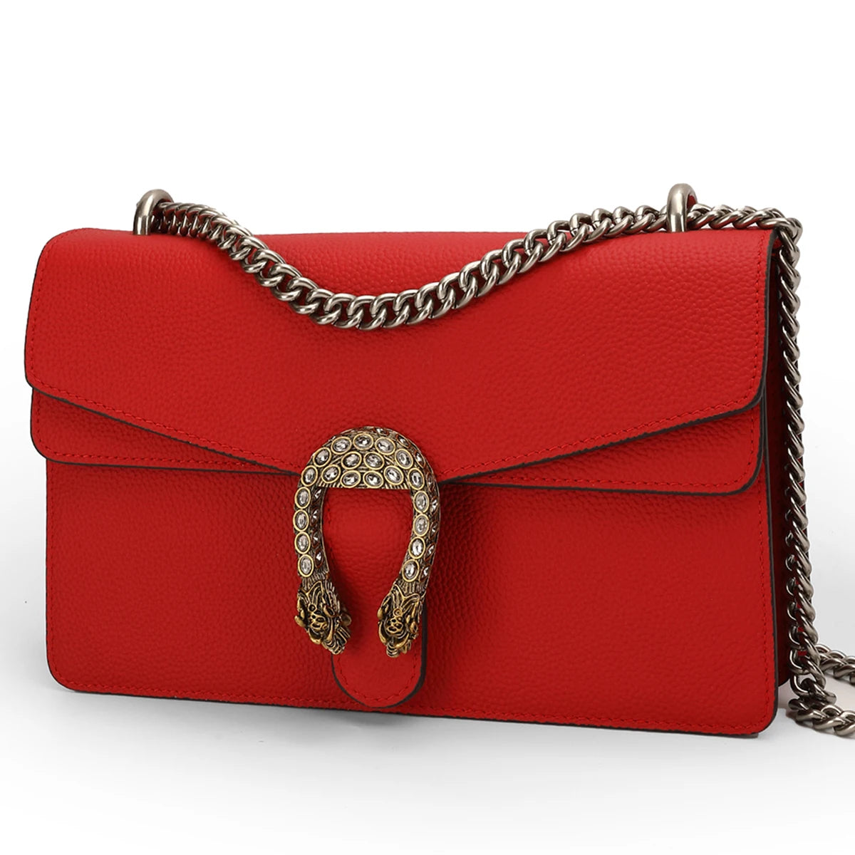 luxury brand design crossbody bags for women genuine leather chains shoulder bag high quality fashion Funky purses and handbags