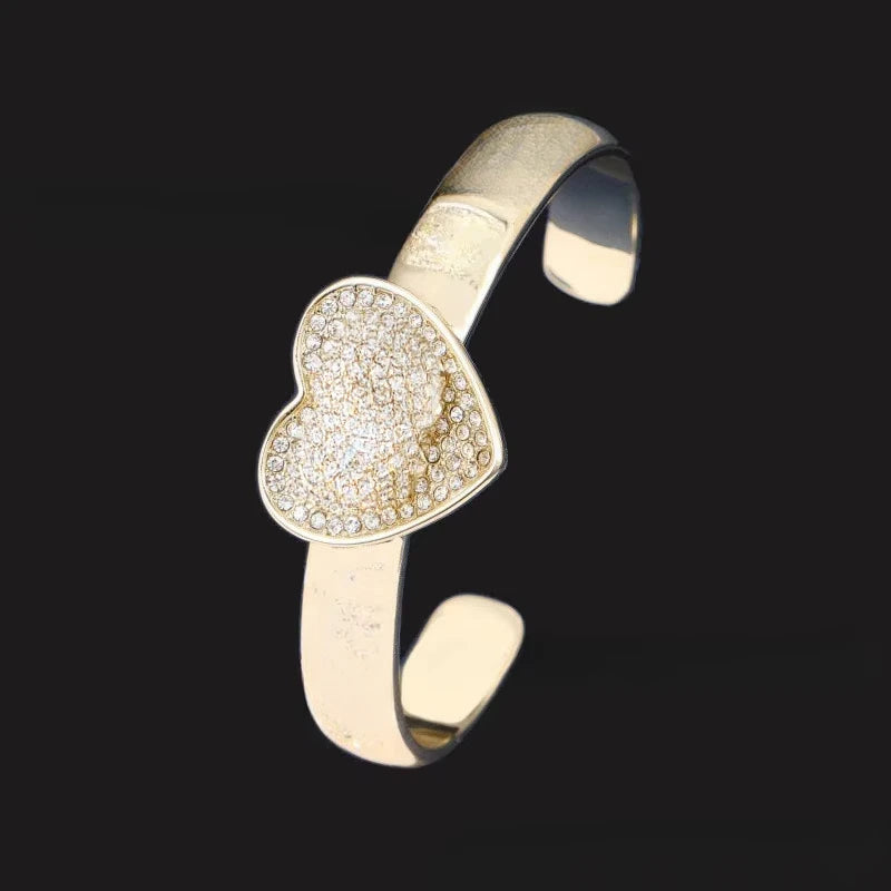2025 New Bangles Geometric Pattern Zircon Model Shines Brightly To Create An Elegant Look for Everyday