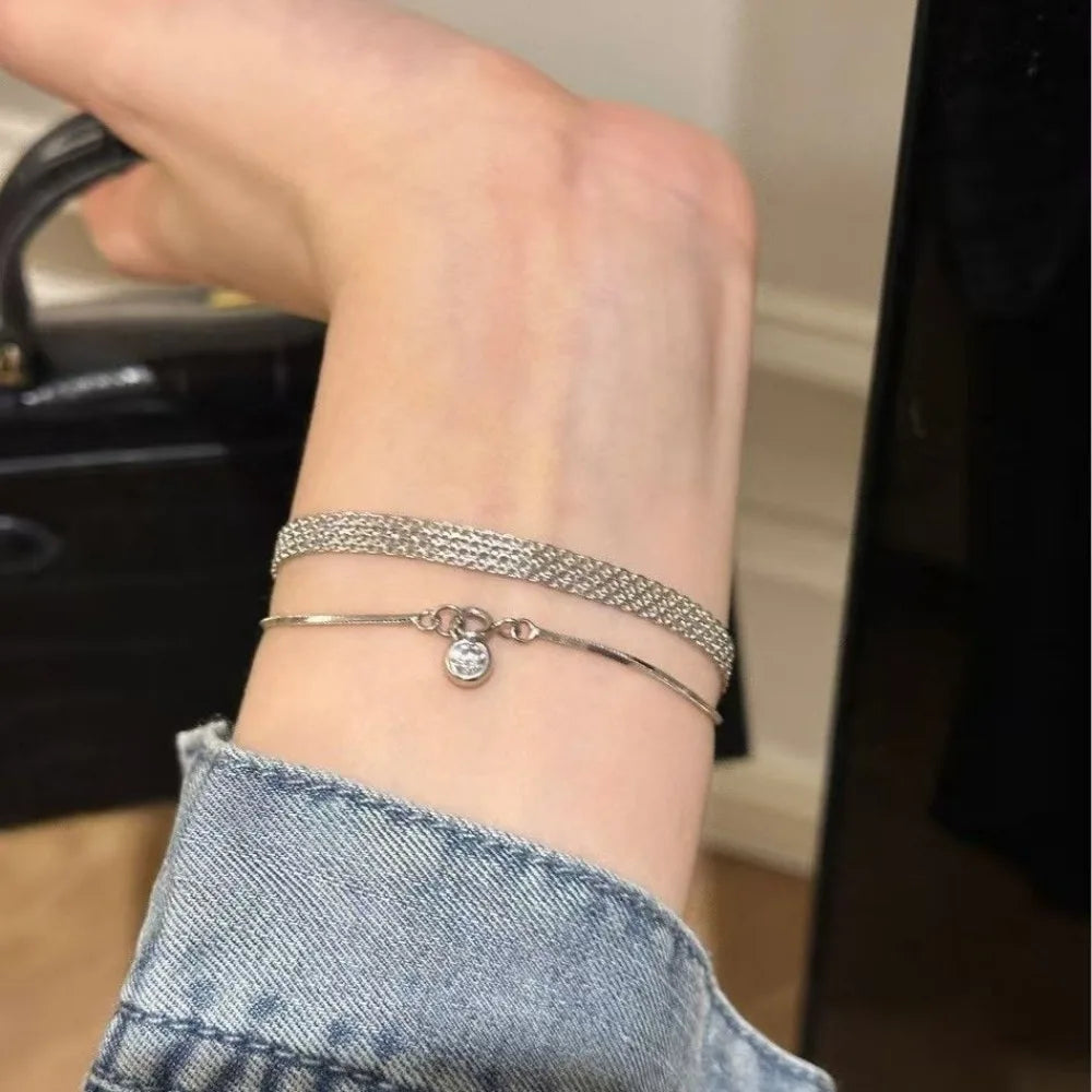 New Lace Strap Bracelet Women's Exquisite Versatile Adjustable Niche Design Sense