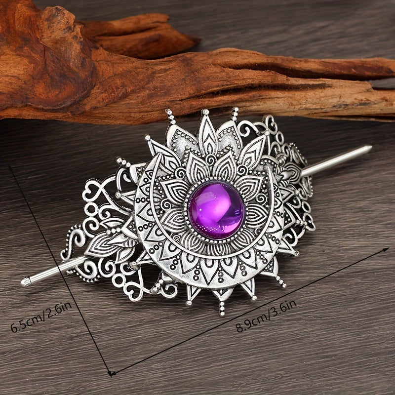 [Vintage Viking Hairpins] 9pcs Vintage Viking Hairpins | Celtic Hair Accessories, Mystical Fairy Headdress Jewelry Gift for Women