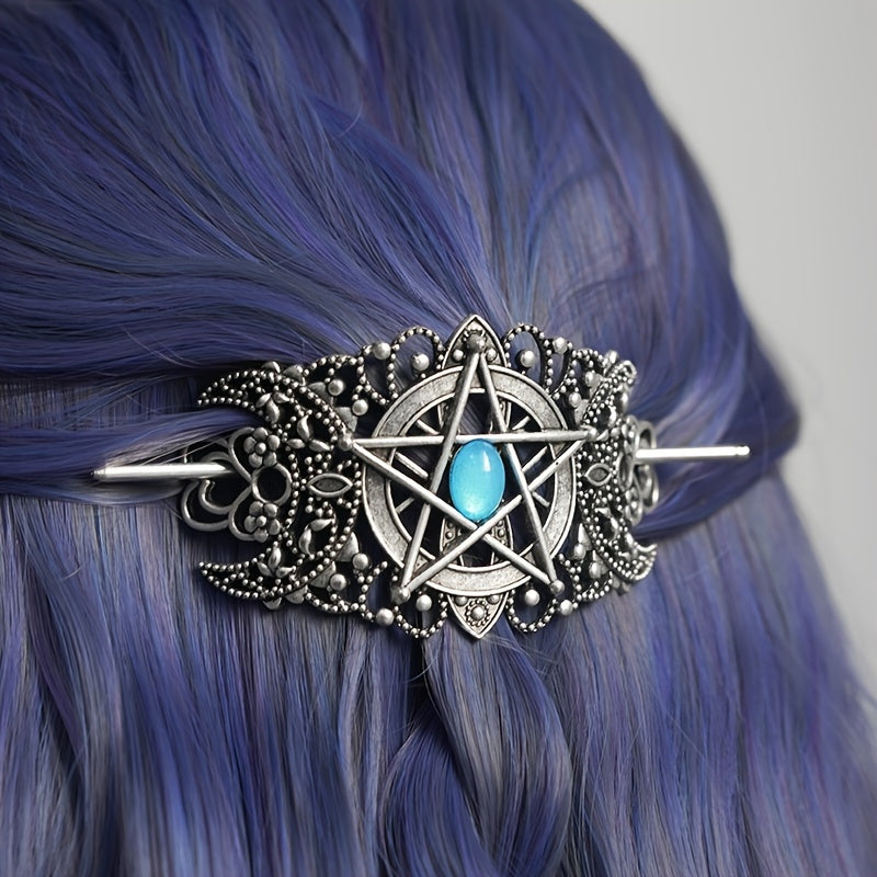 [Vintage Viking Hairpins] 9pcs Vintage Viking Hairpins | Celtic Hair Accessories, Mystical Fairy Headdress Jewelry Gift for Women