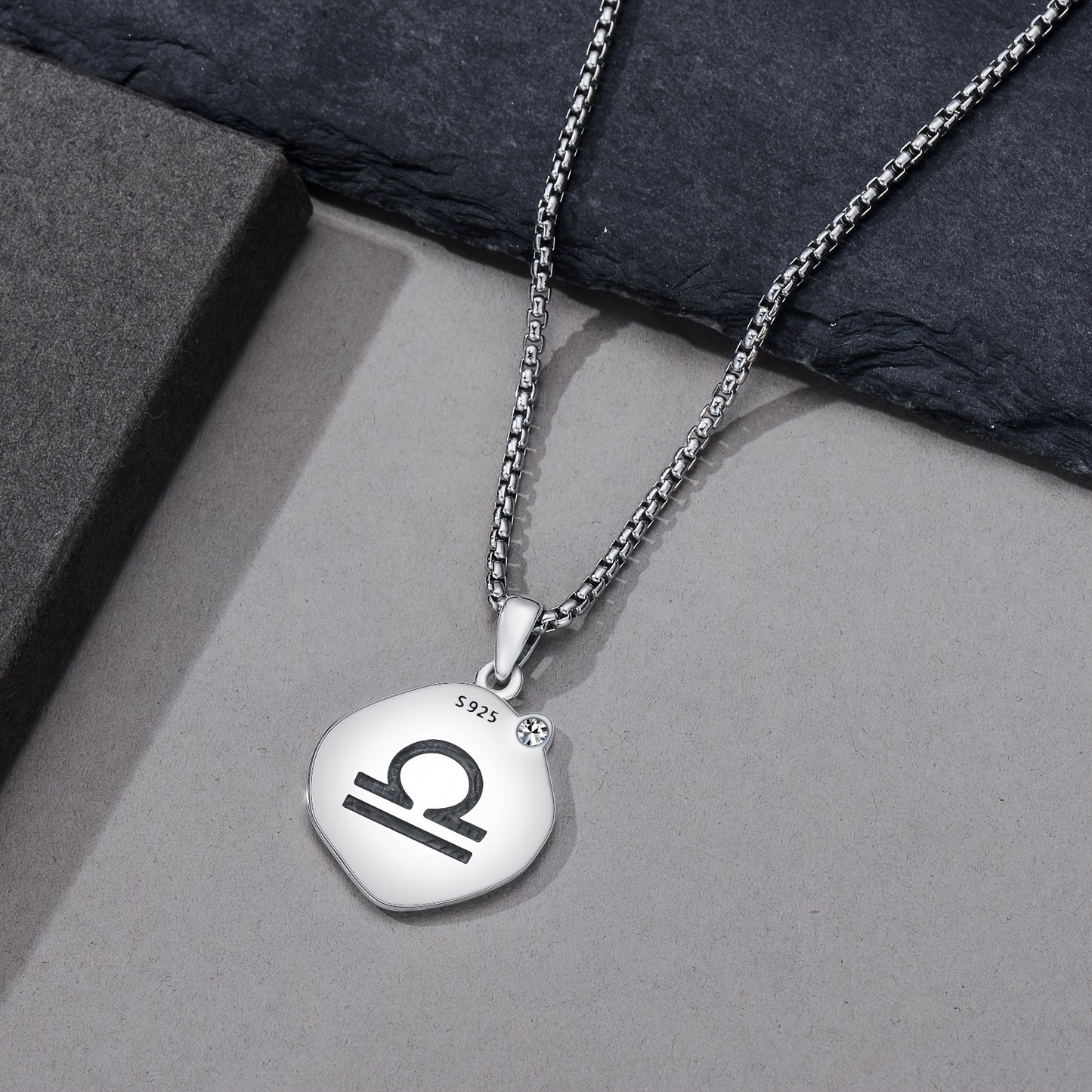 [Zodiac Constellation Necklace] 925 Sterling Silver Zodiac Constellation Pendant Necklace - Astrology Horoscope Jewelry Gifts For Women Men