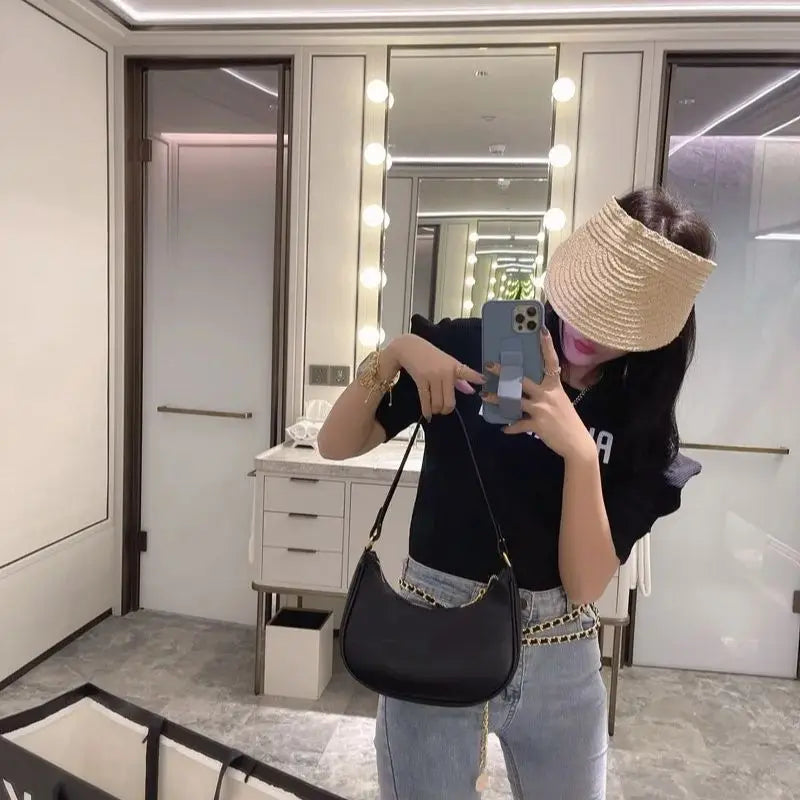 Small Carmpit Bag Female 2025 New Fashion Hot Style All-Match French Niche High-end Shoulder Trendy