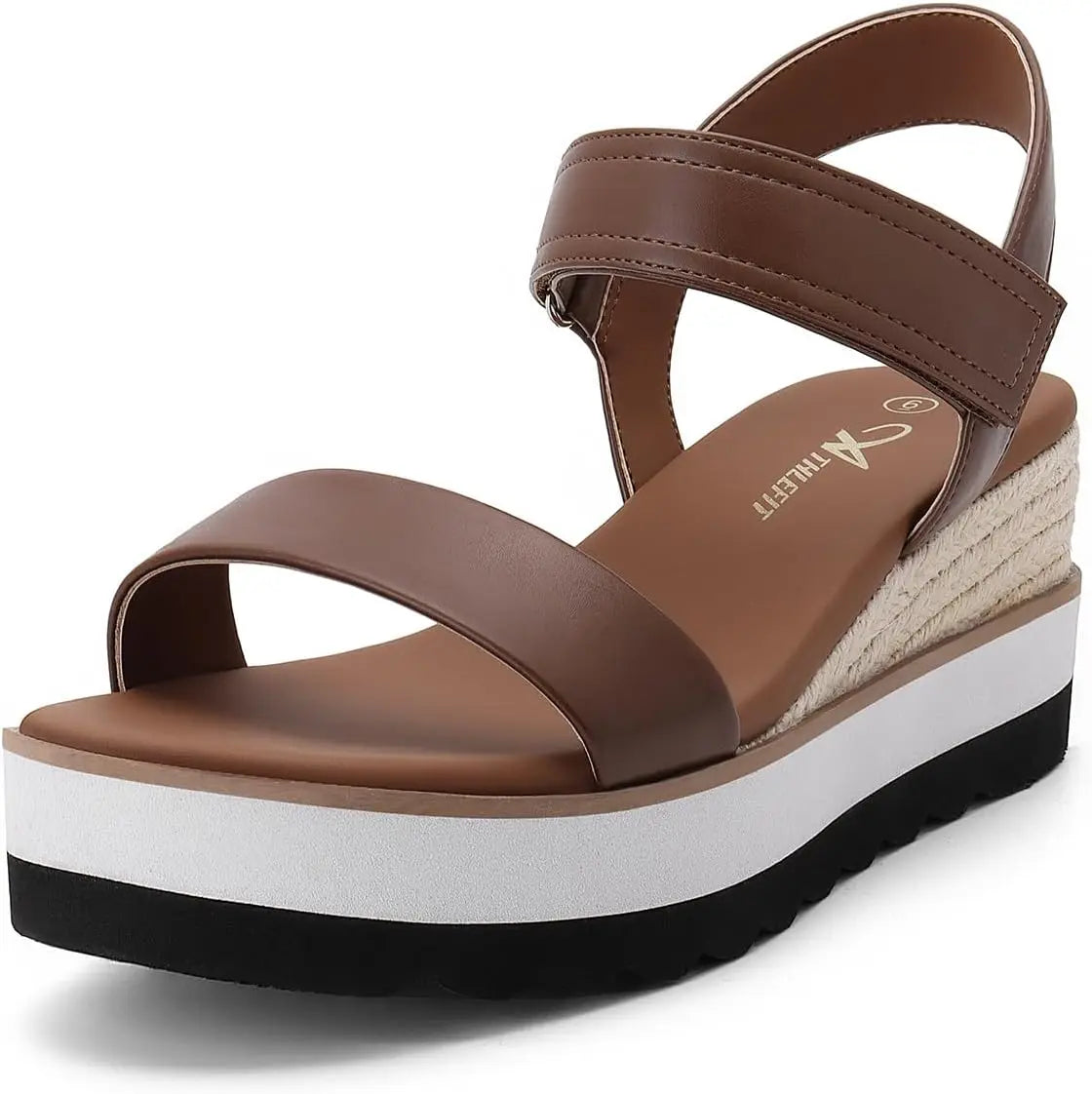 Platform Sandals Women Espadrille Wedge Comfortable Ankle Strap Open Toe Sandals for Walking