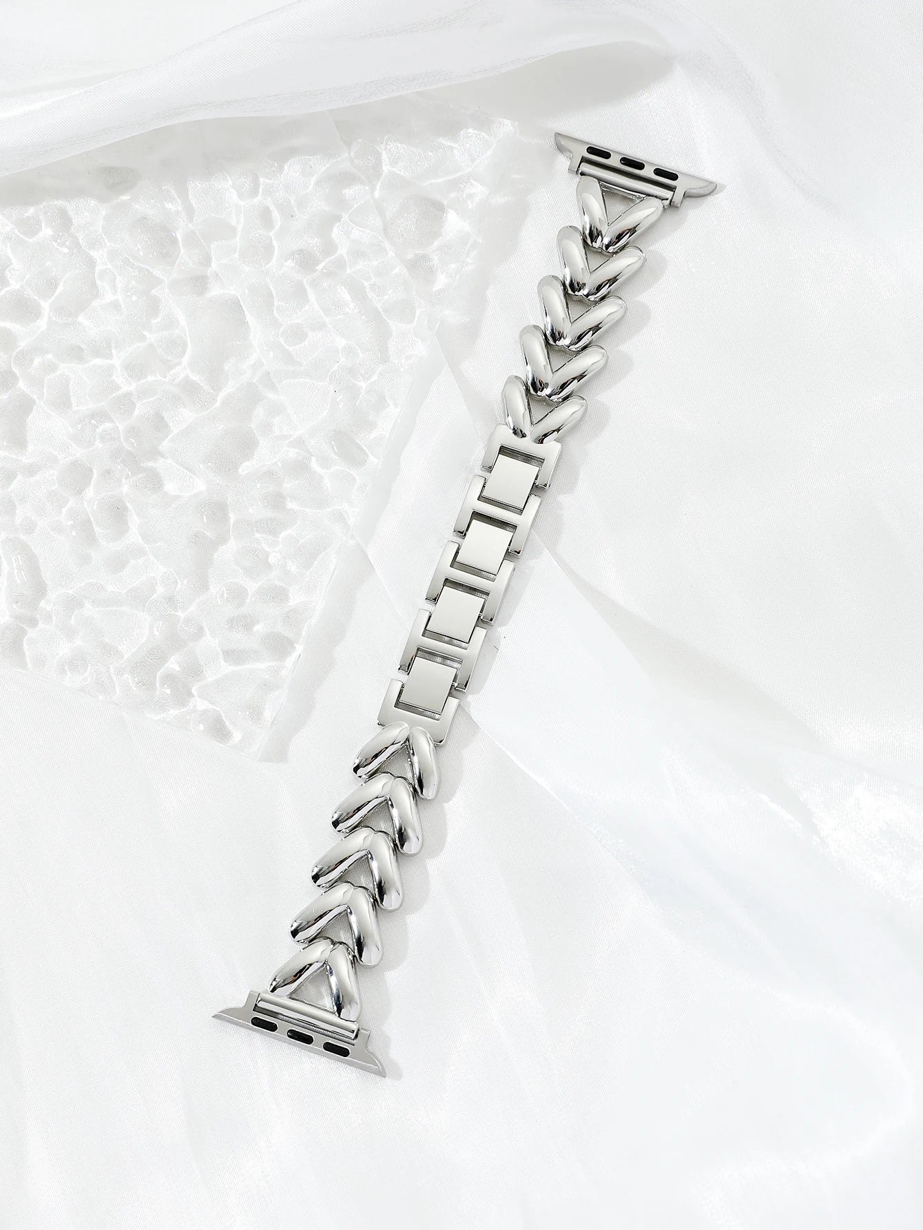 Luxury Gold Watch Band For Apple Watch 44mm 8 7 9 41mm 6 5 Stainless Steel Women Bracelet For iWatch Ultra 40mm 42mm 49mm Strap