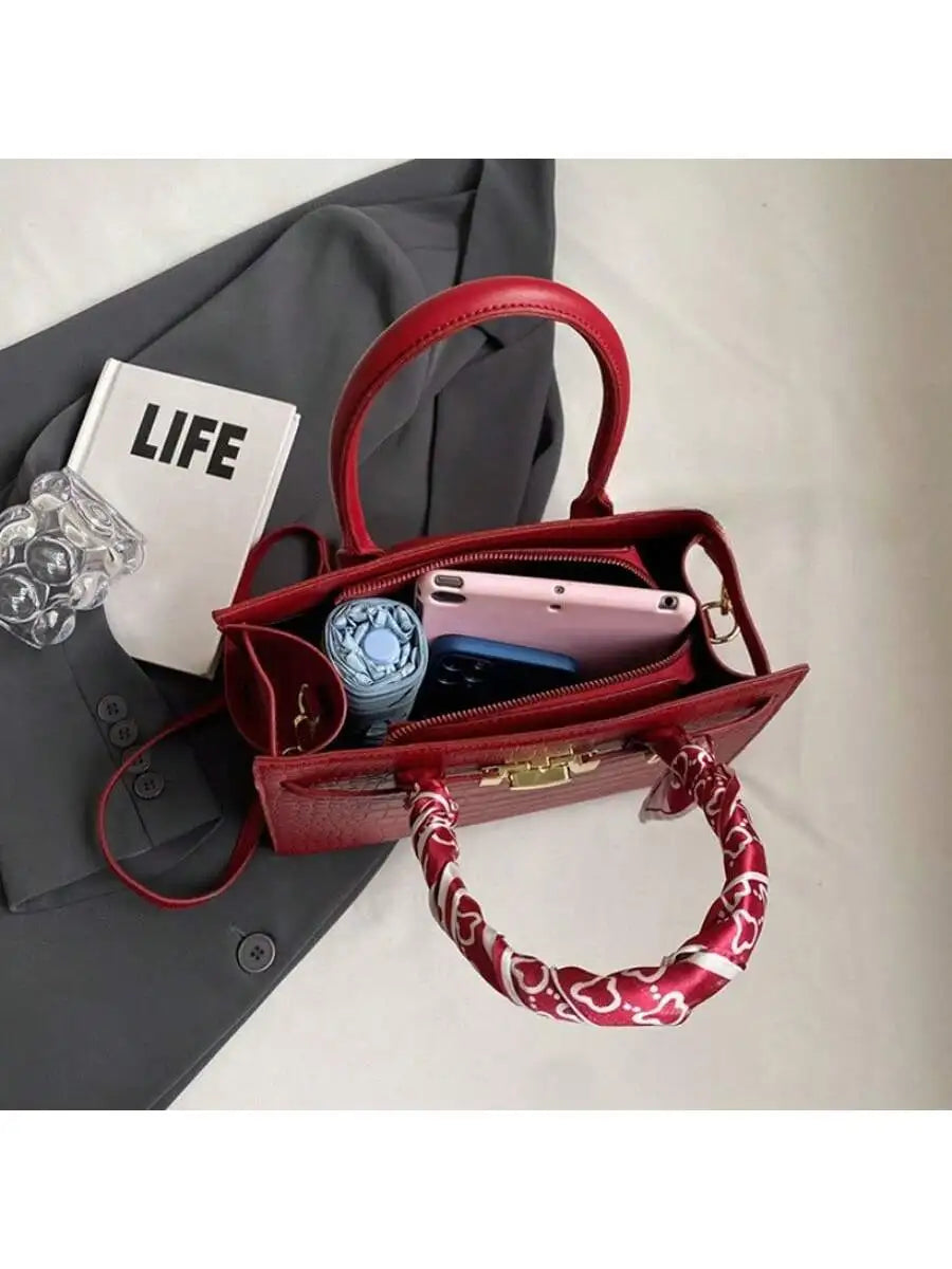 Designer Handbags, PU Leather, Adjustable Shoulder Strap, Women's Shoulder Bag, Crossbody Bag - Ideal Choice for Daily Use