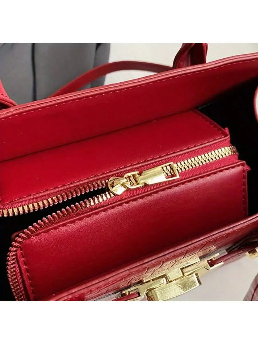 Designer Handbags, PU Leather, Adjustable Shoulder Strap, Women's Shoulder Bag, Crossbody Bag - Ideal Choice for Daily Use