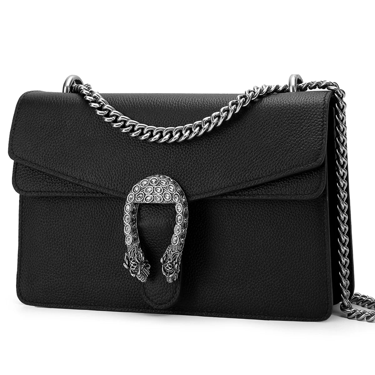 luxury brand design crossbody bags for women genuine leather chains shoulder bag high quality fashion Funky purses and handbags