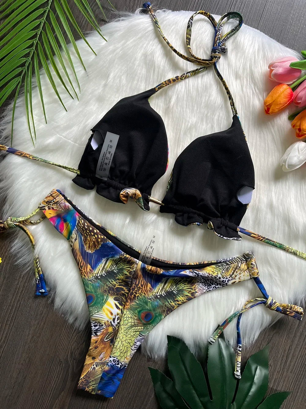 2025 Popular Womens Beachwear Sexy Bikinis Set Hot Sport Swimwear Push-Up Padded Swimsuit  Exquisite Bather Swimwear