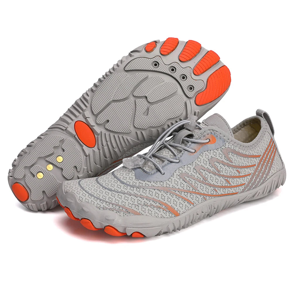Unisex Man Woman Water Shoes Anti-Non Slip Durable Black Water Barefoot Soft Sole Light Breathable Sport Outdoor Walk Running