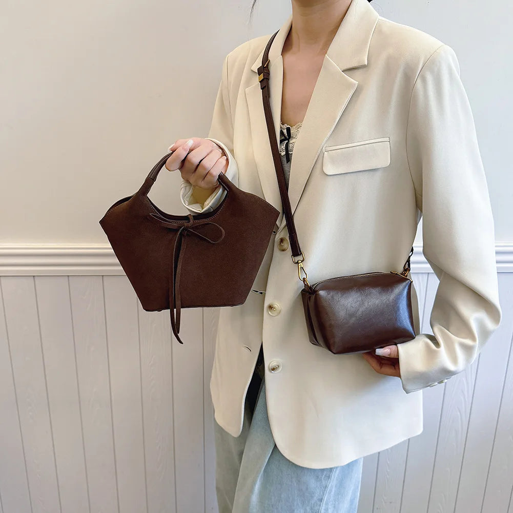 Shoulder Bag for Women Adjustable Strap Handbag PU Leather Trendy Top Handle Bag Tote Bag for Commuting Travel