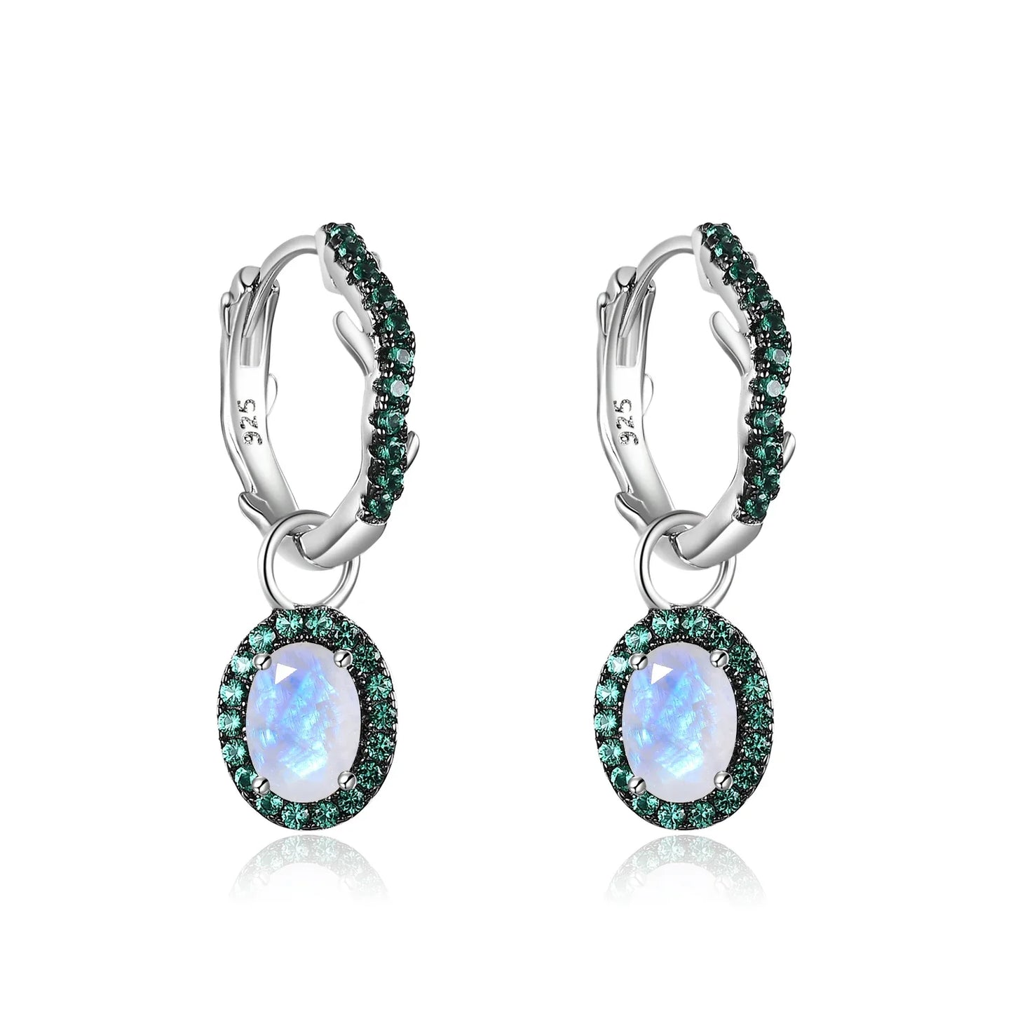 Christmas Design Amethyst Brambles Gemstone Earrings Sets For Women Solid 925 Sterling Silver