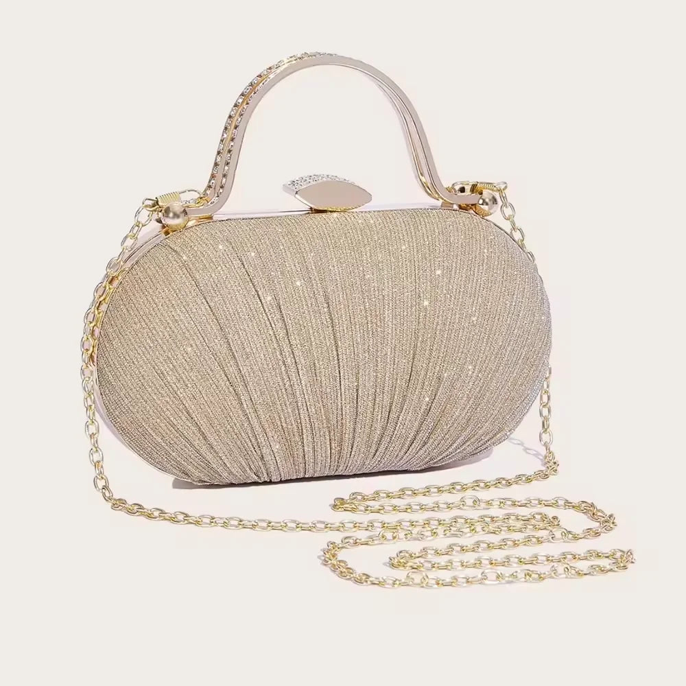 Fashion Evening Bags Luxury Women Clutch Bag With Rhinestone Exquisite Design For Women Party Wedding Shoulder Bag Handbag