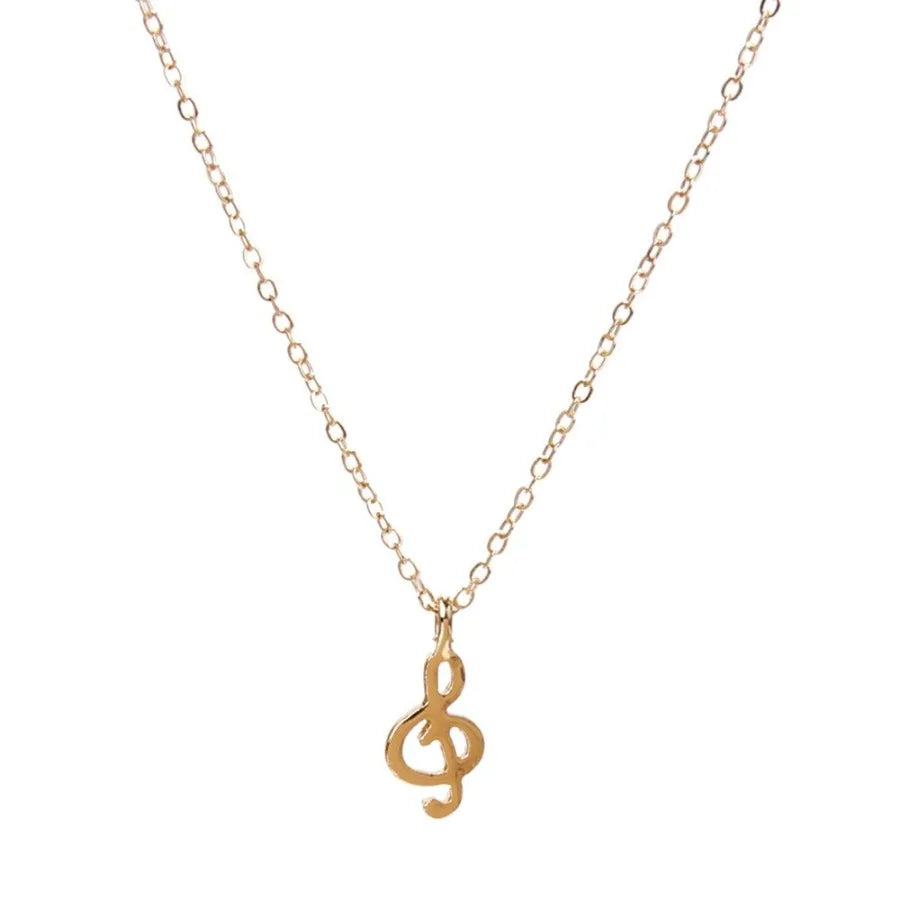 Fashion Jewelry Chain musical note Necklace For Women Style 022