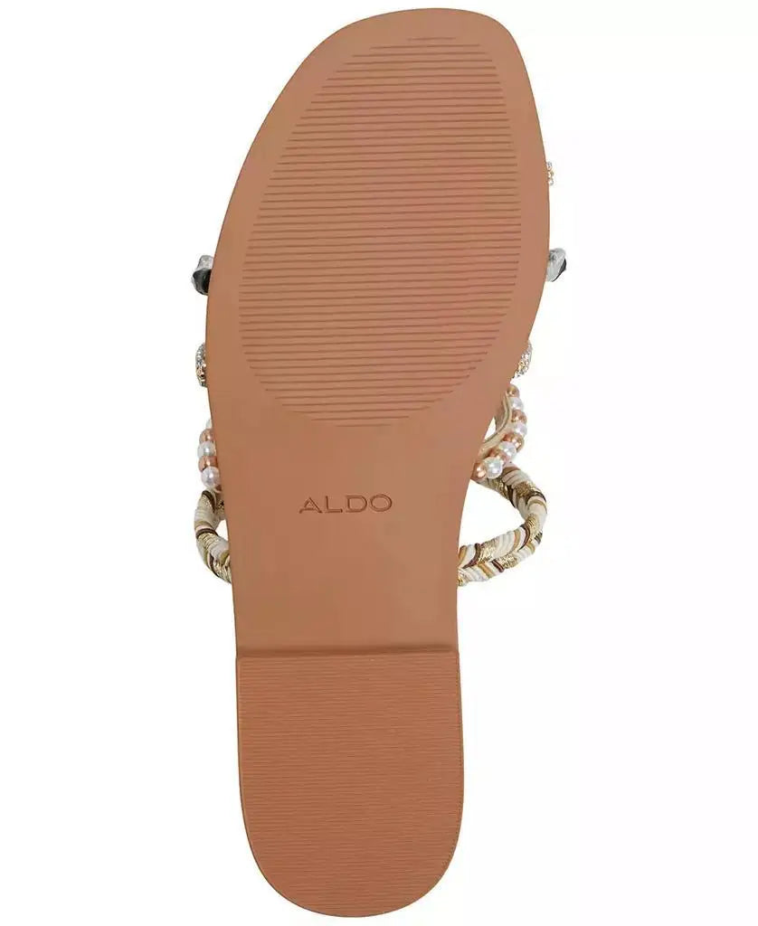 ALDO | Women's Lindya Embellished Strappy Toe-Loop Flat Sandals