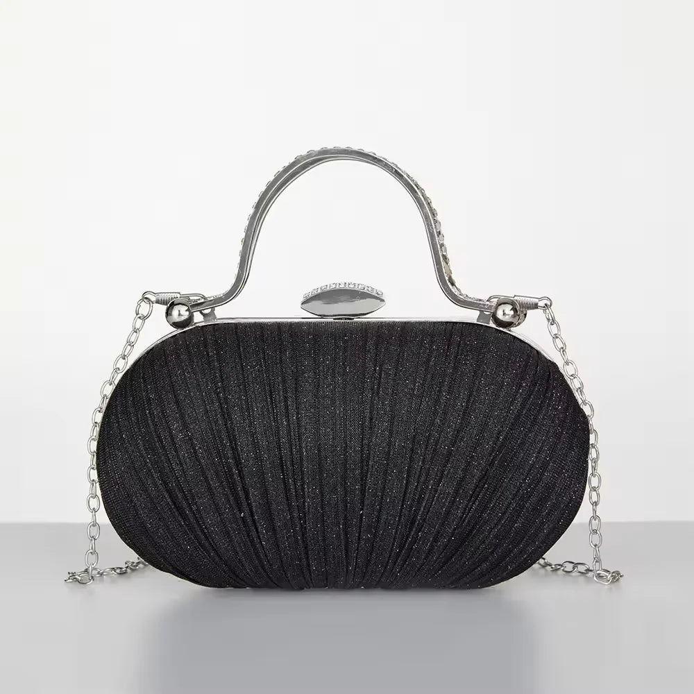 Fashion Evening Bags Luxury Women Clutch Bag With Rhinestone Exquisite Design For Women Party Wedding Shoulder Bag Handbag