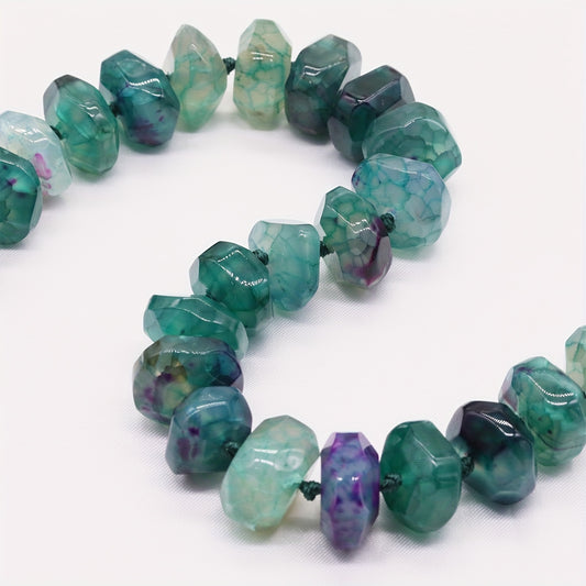 [Bohemian Gemstone Necklace] Bohemian & Elegant Women's Extra Long 20.5" Necklace | Natural Green Gemstone Jewelry, Handmade with Gift Box for Everyday, Wedding, Party, Valentine's Day - Year-Round Luxury Necklace
